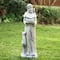 Glitzhome® 36" St. Francis Bird Feeder Garden Statue